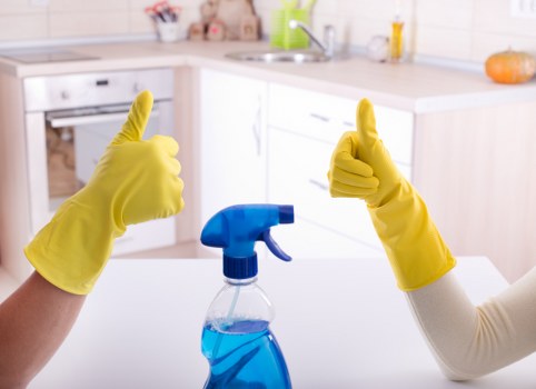 Sustainable carpet cleaning operation with charity reuse partnerships