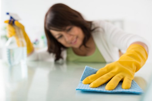 Manager preparing a complaint resolution for carpet cleaning