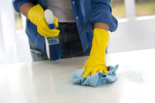 Waste handling and disposal compliance for cleaning service operations